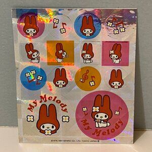 Vintage Sanrio 1997 My Melody Stickers Small Sheet